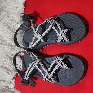 Chaco Women's Strappy Sandals - Black and Gray